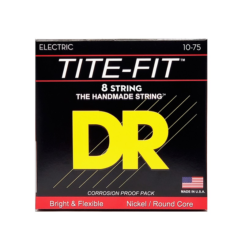 Набор струн DR Strings TITE-FIT Electric - Medium 8 String (10-75)